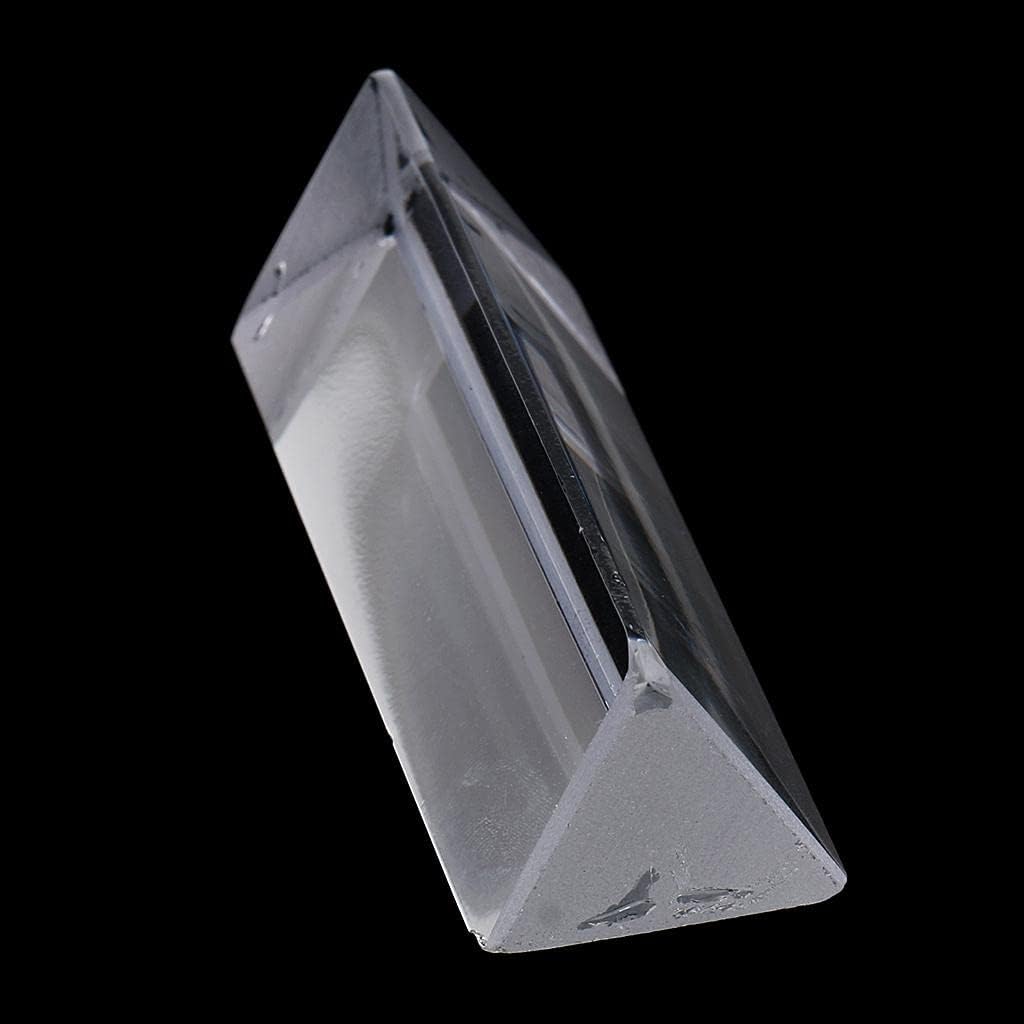 3 inch Triangular Prism Optical Glass Physics Light Spectrum for Physics Teaching Photography1 Piece Prism|Other Health & Life Science| Healthcare, Lab & Life Science |Business & Industrial