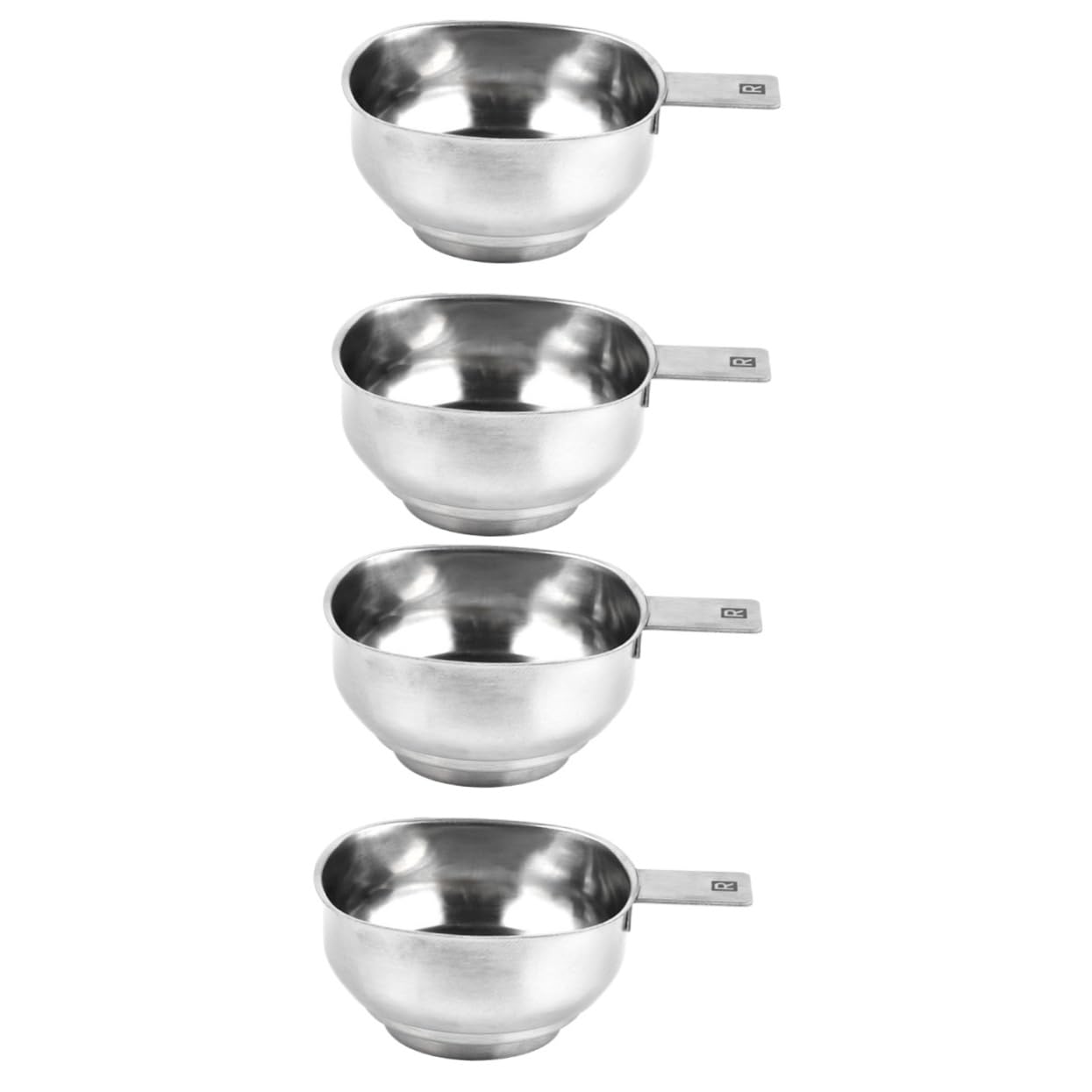 Gatuida 4piezas Embudo Inoxidable De Gran Capacidad Para Transferir y Especias Cocina