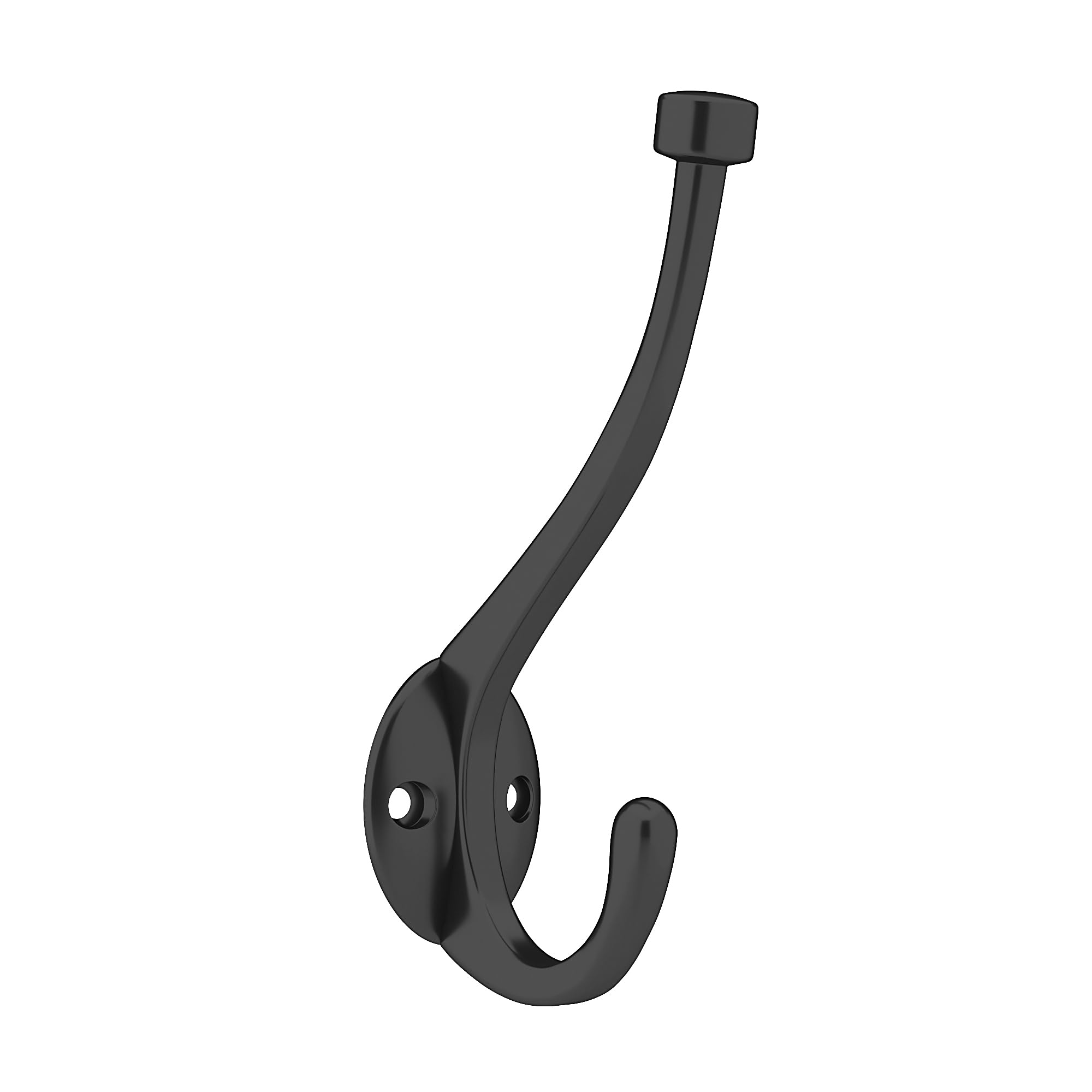 Richelieu Hardware 79629BAG Nystrom Classic Forged Iron Hook, Matte Black