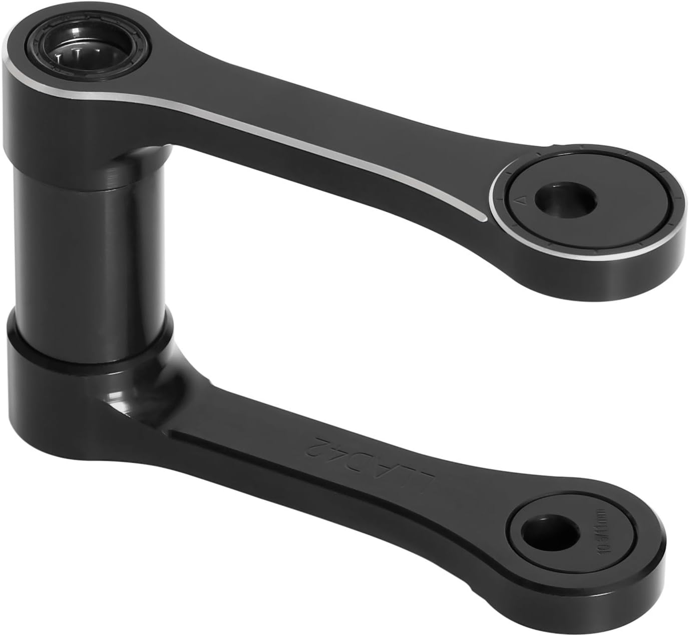 CRF150F Lowering Link Adjustable -10mm-40mm Suspension Compatible With CRF150F CRF230F 2003-2026 3D CNC Motorcycle Rear Drop Link Lowering Linkage Arm (Black)