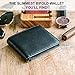 Top Grain Leather Wallet for Men | RFID Blocking | Extra Capacity Bifold Wallet with 2 ID Windows | Ultra Strong Stitching | Slim Billfold with 8 Card Slots | Gift for Him