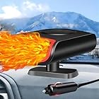 Car Heater Portable Car Heaters for Vehicle: 12V Car Heater That Plugs Into Cigarette Lighter, 2 in 1 Heating & Cooling Fast Windshield Defrost Defogger