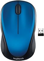 Logitech M317 Wireless Mouse: 1000 DPI Optical Tracking, 12-Month Battery, Compact Blue Design for PC, Mac, Chromebook & Laptops