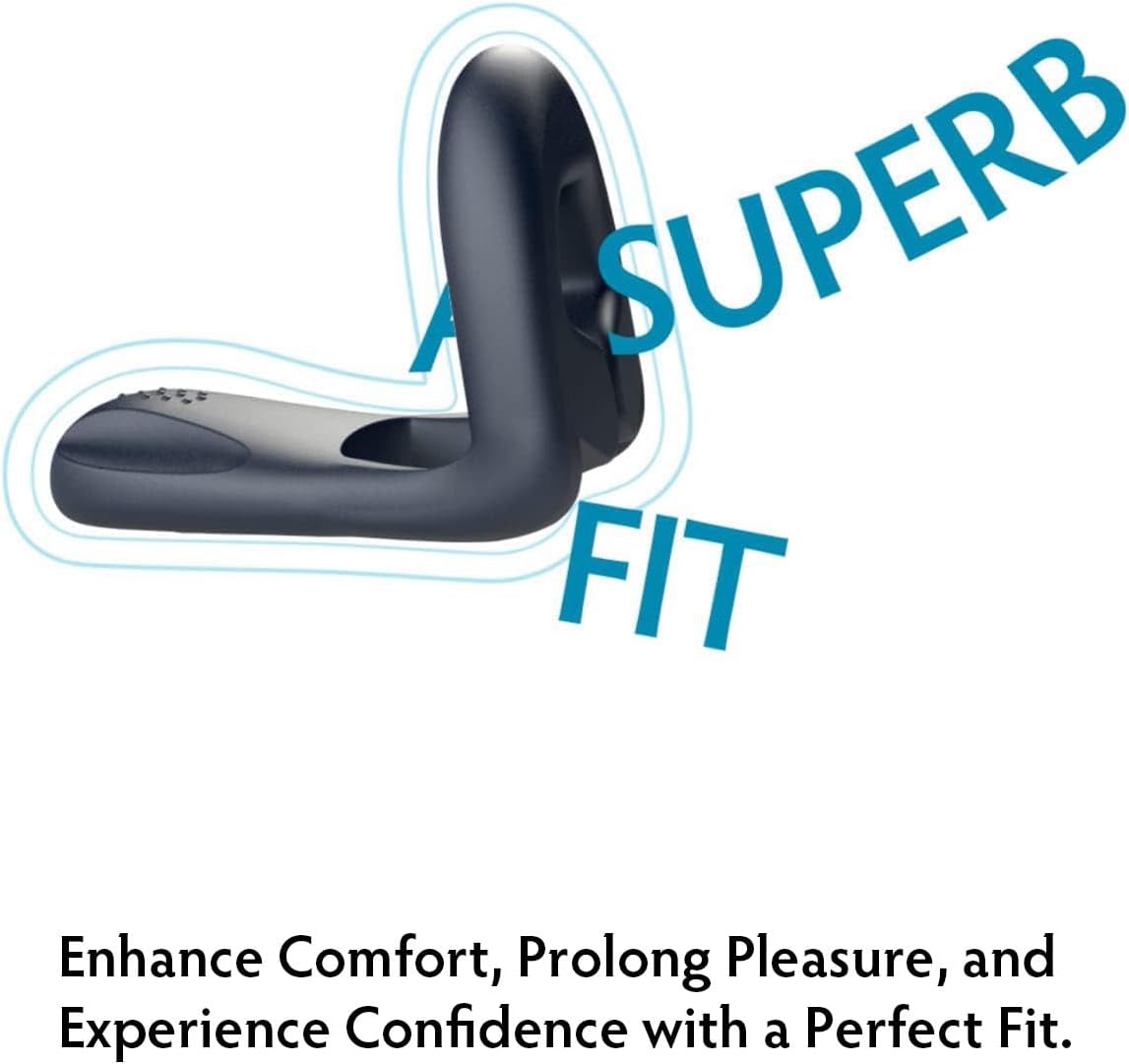 Tenuto 2 – Smart Wearable Vibrator for Men | 360° Vibration for Perineum & Partner Stimulation | Enhanced Sensation & Performance | 4 Motors, 16 Intensity Settings, Body-Safe Silicone.