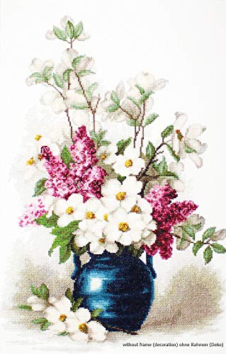 Lucas-S Lilac and Jasmine Counted Cross Stitch Kit