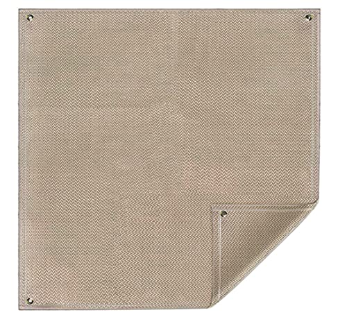 Fire Pit Grill Mat - Gas BBQ Fireproof Heat Resistant - Easy to Carry Outdoor Deck Protect - More Sizes
