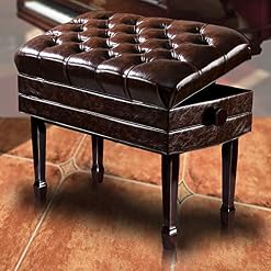 TEmkin Tabouret de Piano, Coiffeuse, Banc de Piano réglable de Luxe rembourré, Tabouret de Piano Double avec Compartiment de Rangement, siège rembourré en Cuir PU - Les Beatles, Paul McCartney, John Lennon, RIngo Starr, George Harrison TEmkin Tabouret de Piano, Coiffeuse, Banc de Piano réglable de Luxe rembourré, Tabouret de Piano Double avec Compartiment de Rangement, siège rembourré en Cuir PU – Image 6