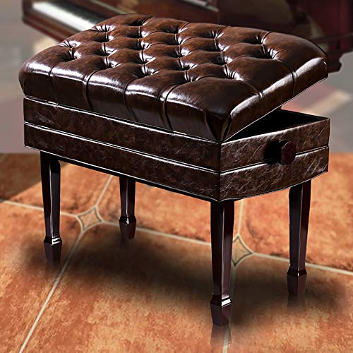 TEmkin Tabouret de Piano, Coiffeuse, Banc de Piano réglable de Luxe rembourré, Tabouret de Piano Double avec Compartiment de Rangement, siège rembourré en Cuir PU - Les Beatles, Paul McCartney, John Lennon, RIngo Starr, George Harrison TEmkin Tabouret de Piano, Coiffeuse, Banc de Piano réglable de Luxe rembourré, Tabouret de Piano Double avec Compartiment de Rangement, siège rembourré en Cuir PU – Image 7