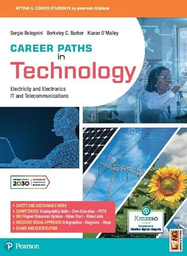 9788861618176 Career paths in technology. Electricity and electronics , information technology and telecommunications. Per gli Ist. tecnici e professionali. Con e-book. Con espansione online