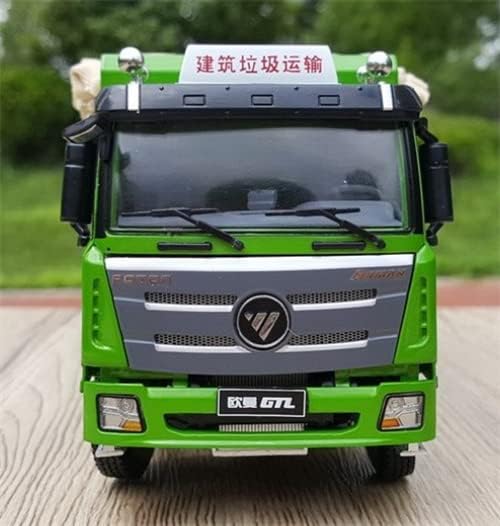 Miniatura 6 de FOTON Foton Auman GTL camión volquete GTL camión verde 136 DIECAST modelo preconstruido