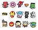15 pcs Cartoon Shoe Charms PVC, for Shoes with Holes & Bands & Shoe & Bracelet Wristband Kids Party Birthday Gifts, Halloween Treats, Treasure Box Toys, Cute Decoration for Shoes