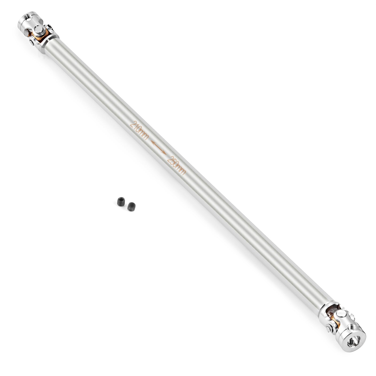 AXspeed 1Pcs Metal Drive Shaft for 1/14 RC Tamiya Tractor Climbing Trailer Upgrade Accessories (210mm-250mm) โ image 1