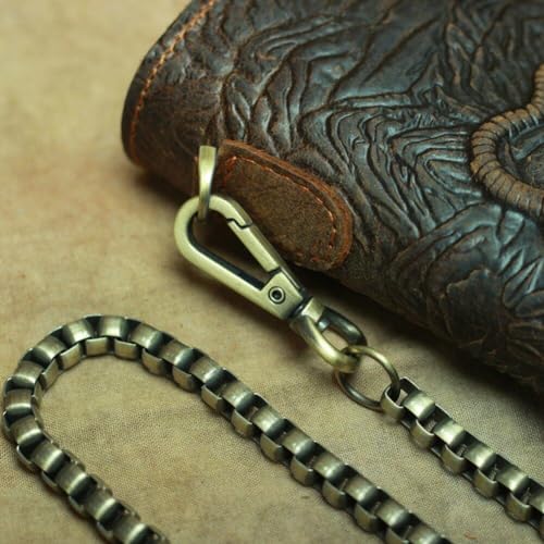 Organisateur en cuir de grande capacité pour homme avec grand portefeuille zippé - 5