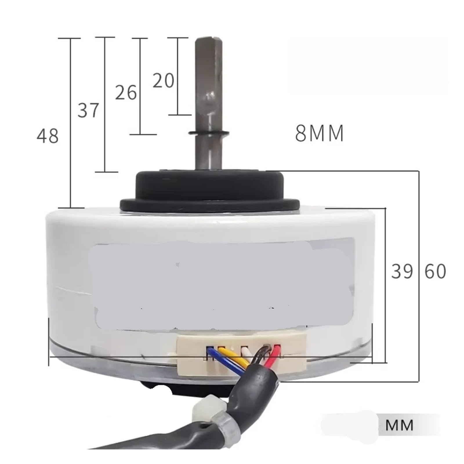 Motor ZKFP-25-8-102, 1838324 BLDC Inv Indoor | BLDC-Inverter-Innenventilatormotor for AC-Geräte, Ersatzteil, Modelle ZKFP-25-8-102
