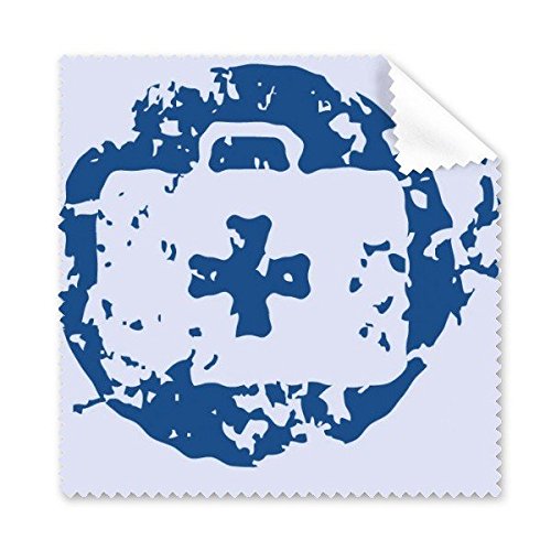 Tissu de nettoyage bleu pour écran et lunettes au bureau ou en déplacement