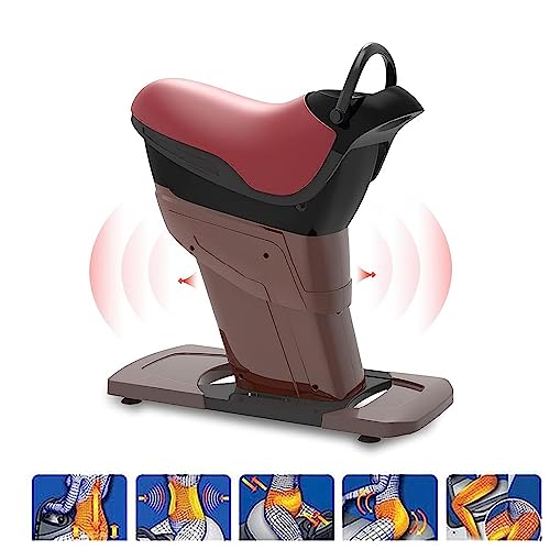 Máquina Eléctrica para Ejercicios Abdominales con Vibración, Entrenador de Fitness con Interruptor de Seguridad (Rojo) miniatura 3