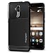 Spigen Rugged Armor Huawei Mate 9 Case with Resilient Shock Absorption and Carbon Fiber Design for Huawei Mate 9 (2016) - Black
