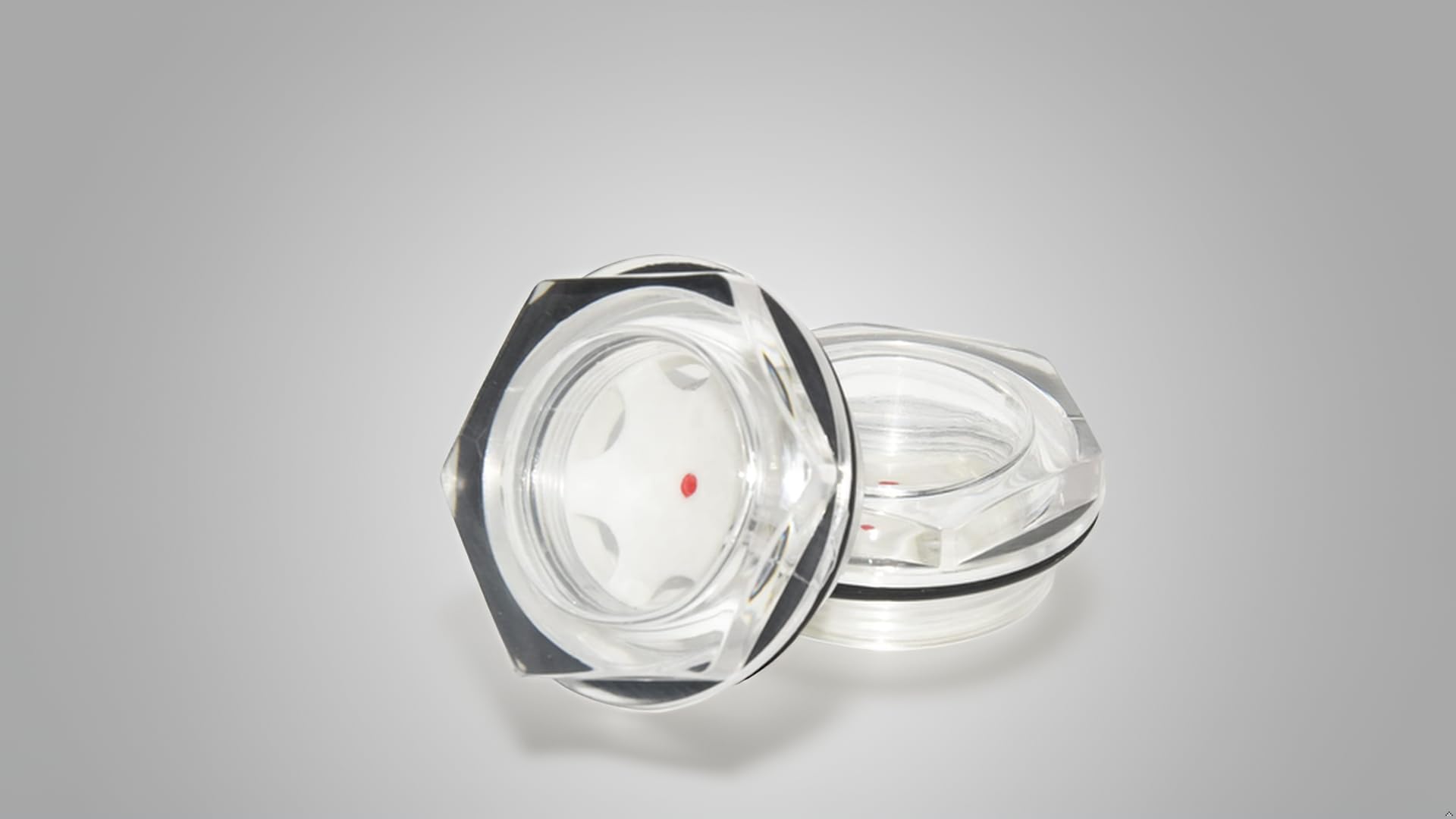 Ann A4サイズ Flyshop Plastic Air Compressor Oil Level Sight Glass 30mm, 1-3/16
