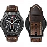 Compatible con Samsung Gear S3 Frontier (SM-R760)/Classic (SM-R770)/Galaxy 46mm (SM-R800/SM-R805), Huawei Watch GT 2/GT Sport/Fashion/Active/Elegant/Classic,Pebble Time/Pebble Time Steel,Vector Luna/Meridian,Moto 360 2nd Gen (46mm),LG G Watch W100/R W110/Urbane W150,Asus ZenWatch 1/2nd Gen [1.63 "], Ticwatch 1/Pro/E2/S2, Huami Pace/Stratos/2/ GTR 47mm, Q Founder 2.0/Wander/Crewmaster/Marshal/ Q Men's Gen 3/4 Explorist, Garmin vívoactive 4 45mm Smartwatch etc..