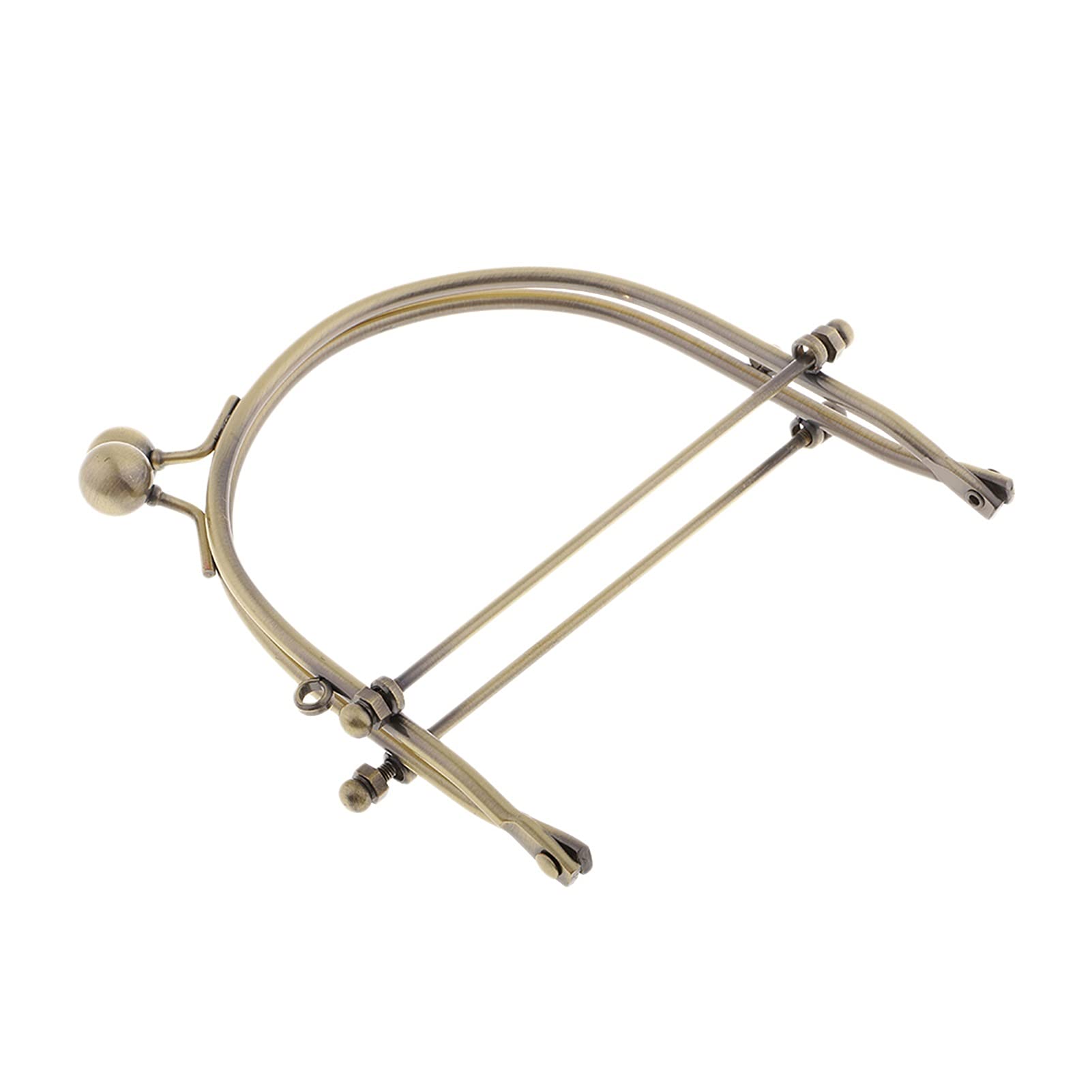 OCMOHFashion and elegant 1Pcs Metal Frame Kiss Clasp Arch Lock For Purse Bag Wallet Handbag DIY Crafts 15cm Purse Accessories (Color : Bronze)