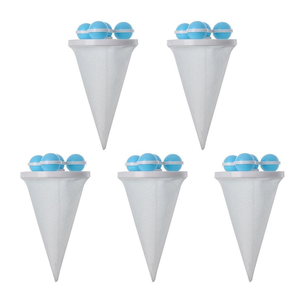 CTRLZS Floating Hair Filtering Mesh Removal Washing Machine Wool Device, Washing Machine Hair Filter Cleaning Mesh Bag,Blue
