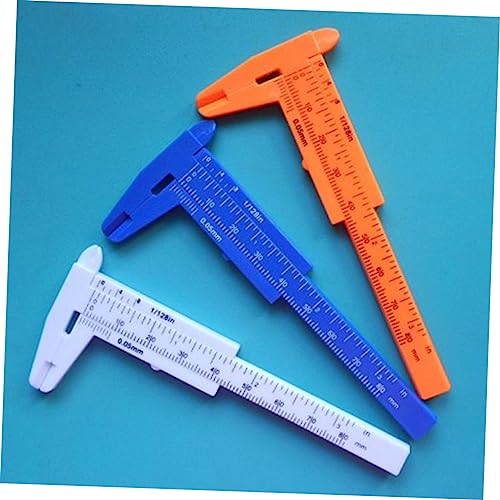 Calibrador Vernier de Plástico Mini para Joyería miniatura 7