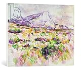 reproduction tableau paul cezanne Paul Cézanne / Mont Sainte-Victoire depuis Les Lauves 1902-06