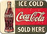 Maße: ca. 6,3 x 8,9 cm Desperate Enterprises 1916 Ice Cold Coca-Cola Kühlschrankmagnet
