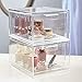 Produktbild N/ YAOUXSN Aufbewahrungsbox Transparent Stapelbar Kosmetik Schmuck Halskette Nagellack Vitrine Gadgets Finishing Schublade Weihnachtsdekoration 4 1/2"Hohe Schubladen