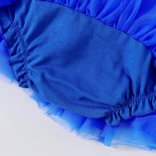 Image of 6M-3T Infant Baby Girl Tutu Skirt Toddler Girls Solid Color Tulle Skirts Birthday Outfits with Headband