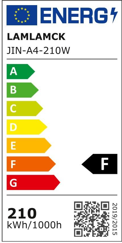 Exmate Éclairage de Garage à LED, 60W E27 6500K 4800lm Lampe de Garage