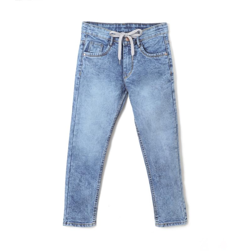 chopper club Boys (Sizes US5-18) Jeans with Inner Elastic in Stretchable Denim Fabric Slim Fit