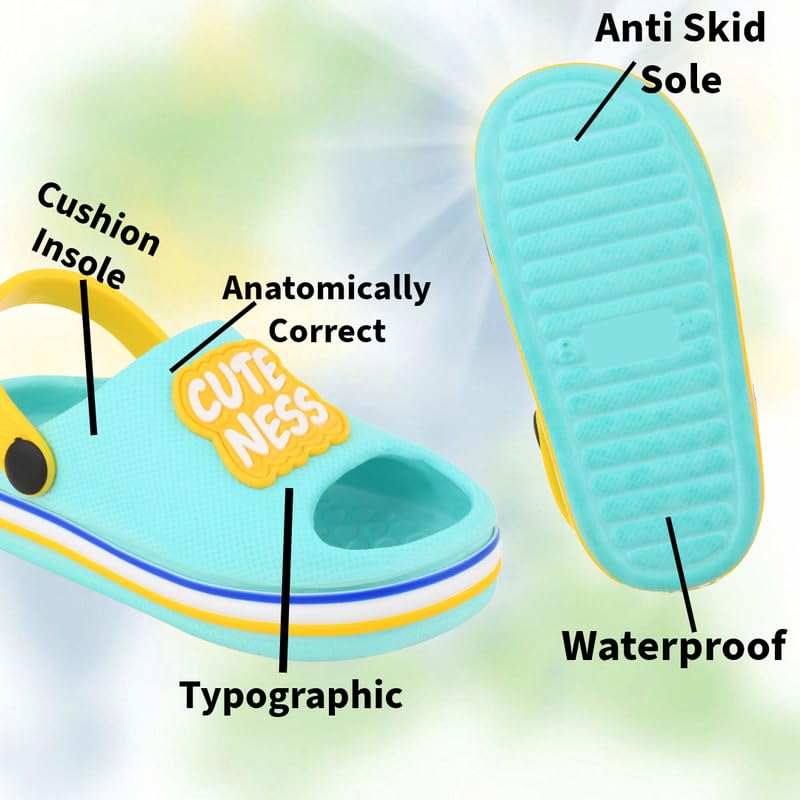 Image of SMARTOTS Lighweight Eva Flipflops for Kids, Stylish CuteNess Sling Back Kids Flipflop for Everyday Use