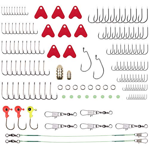XDeer Fishing Lures Kit Set for Bass Including Trout,Salmon,Including Spoon Lures,Soft Plastic Worms, CrankBait,Jigs,Topwater Lures and Other Saltwater Freshwater Lures (with Free Tackle Box) - Thumbnail 5
