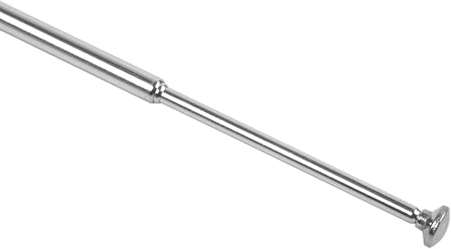 Miniatura 6 de Misaso 37.8 in longitud 7 sección telescópica de acero inoxidable AM FM Radio TV Antena