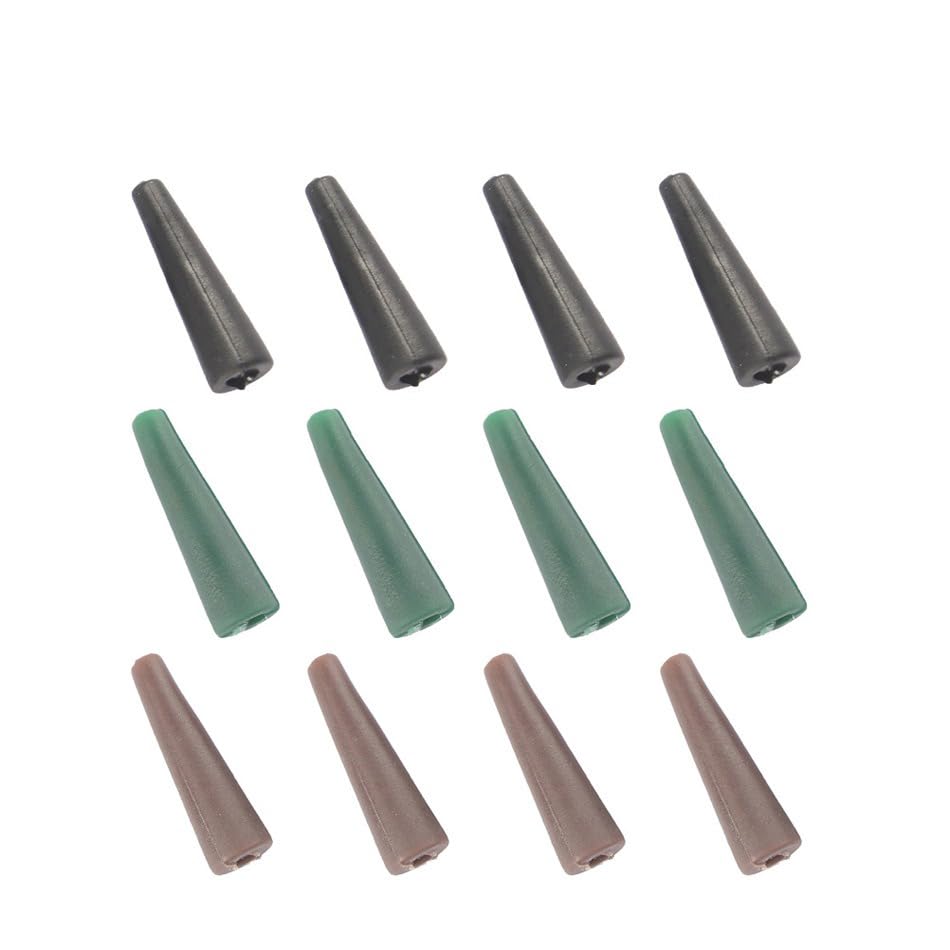 60 Piezas Stopper de Goma para Pesca de Carpa 3 Colores miniatura 1