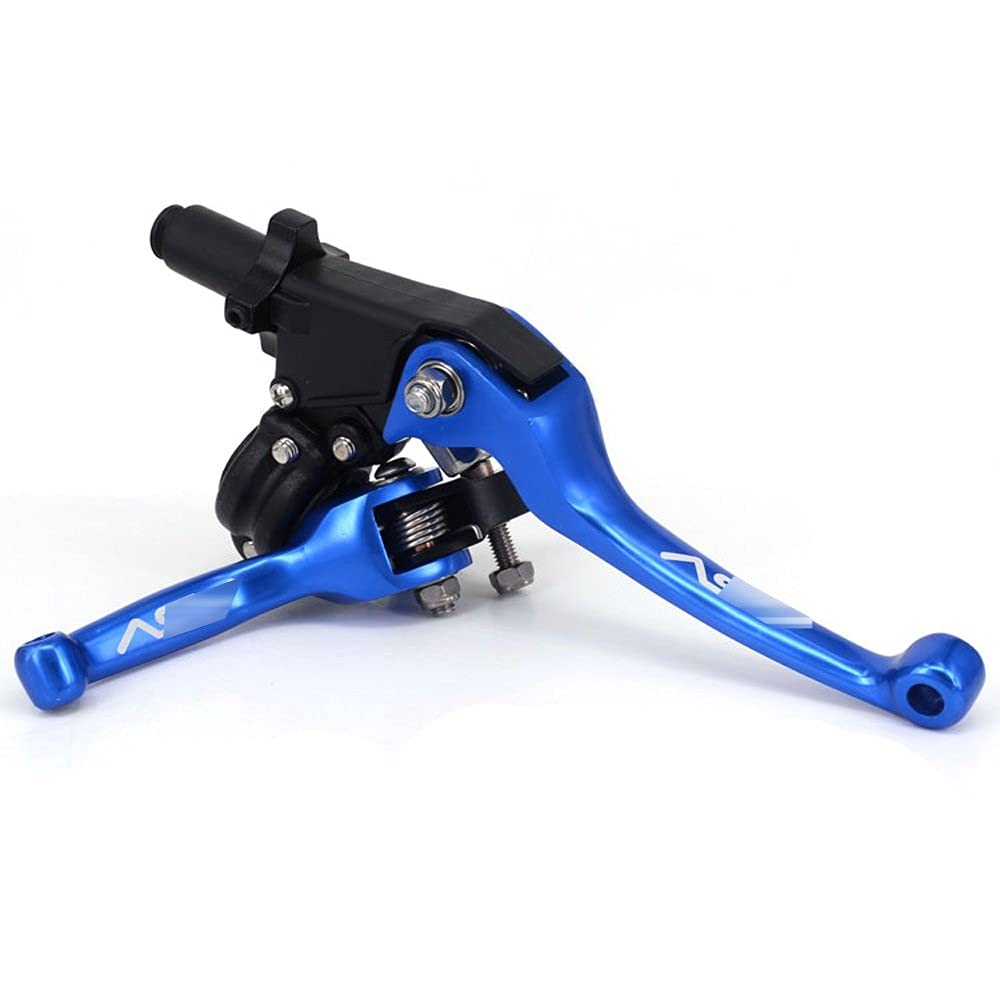 Bremshebel Kupplungshebel, , Faltbare ausziehbare Kupplungshebel, ASV F3 2. ShortAlloy Brems- und Kupplungslenkerhebel kompatibel mit Motocross-Motorrad Pitbike Dirt Pit Bike Universal Patrs Rot Farbe
