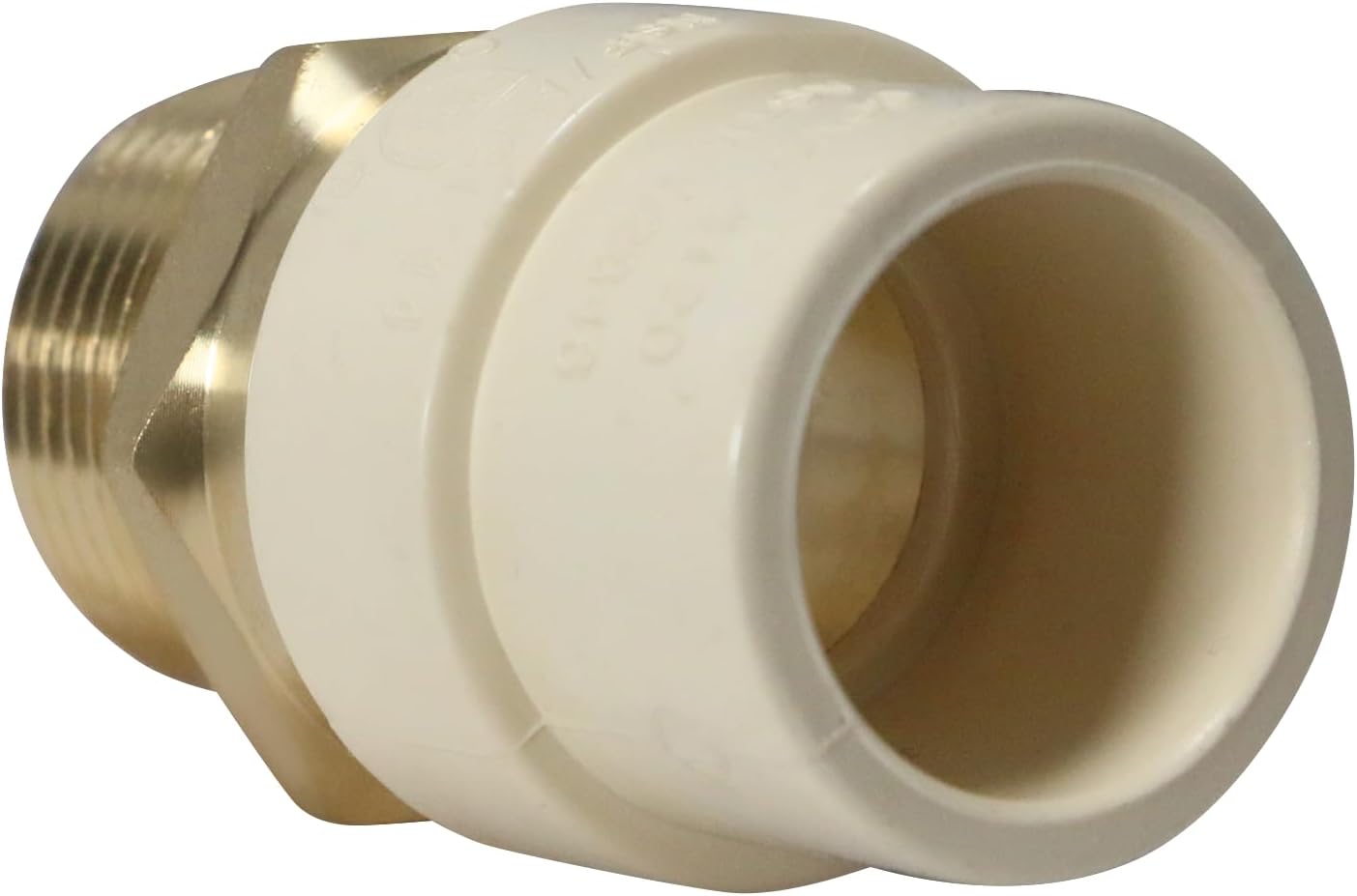 10 Pieces 3/4" Male NPT x 3/4" CPVC Adapter, 3/4" CPVC Male Adapter, Brass, 10 Packs