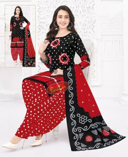 Image of Yashika Women'S Unstitched Crepe Dress Materials | Crepe Salwar Suit For Women | Suit Material For Women Unstitched