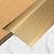 SAFEACET 4 inch Floor Transition Strip Wood to Tile, 36" Gold Aluminum Carpet to Tile Transition Strip, Interior Metal Thresholds for Doorways Vinyl Laminate…