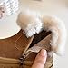 Girls Thick Fleece Lining Snow Shoes Winter Warm Fashion Short Boots Cute Fuzzy Thermal Ankle Boots