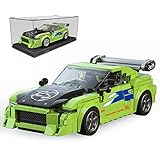 Mould King Speed Champion Eclipsecross JDM Car Models Building Sets with Display Case, 27033 Model Car Kit Building Blocks Car Building Toys, Race Car Building Kits for Adults and Kids Age 8+(338PCS)