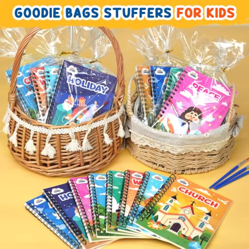 Image of ZMLM 24 Pack Christian Coloring Books - Birthday Party Favors for Kids 4-8
