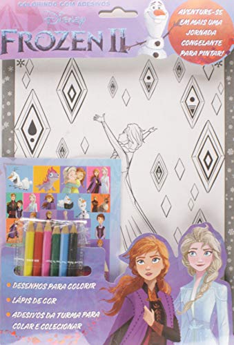 Disney – Colorindo com adesivos – Frozen II: