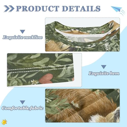 Boys Short Sleeve T-Shirts Fox Real Animal Rashguard Kids Swim Shirts Sun UPF 50+ Multicoloured3