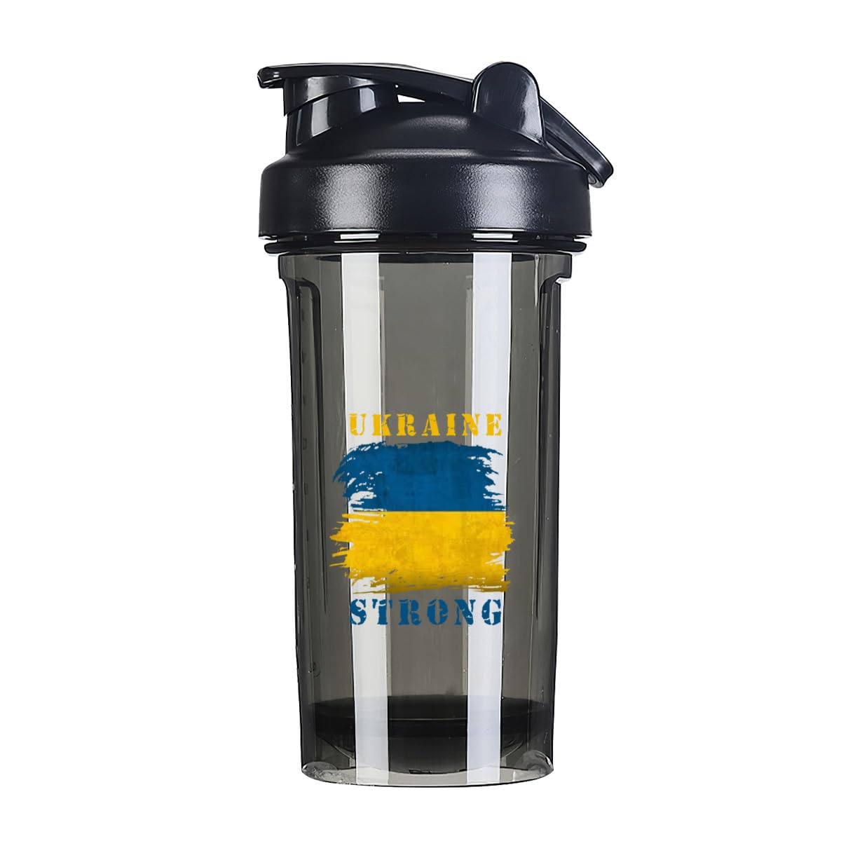 Ukrainians Strong 18 Ounce Shaker Cup,Fashion Theme Pattern Shaker Bottle Leak-proof Workout Shake Bottles 500ML/18 oz Perfect for Pre Workout-2-1