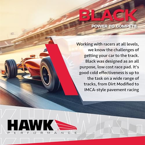 Image of Hawk Performance HB119M.594 Black Motorsport Brake Pads