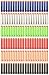 Yosoo® Recharge 120 Dards colorés pour Nerf N-Strike Elite - 7,2 cm, 6 couleurs / 20 pièces de chaque couleur.