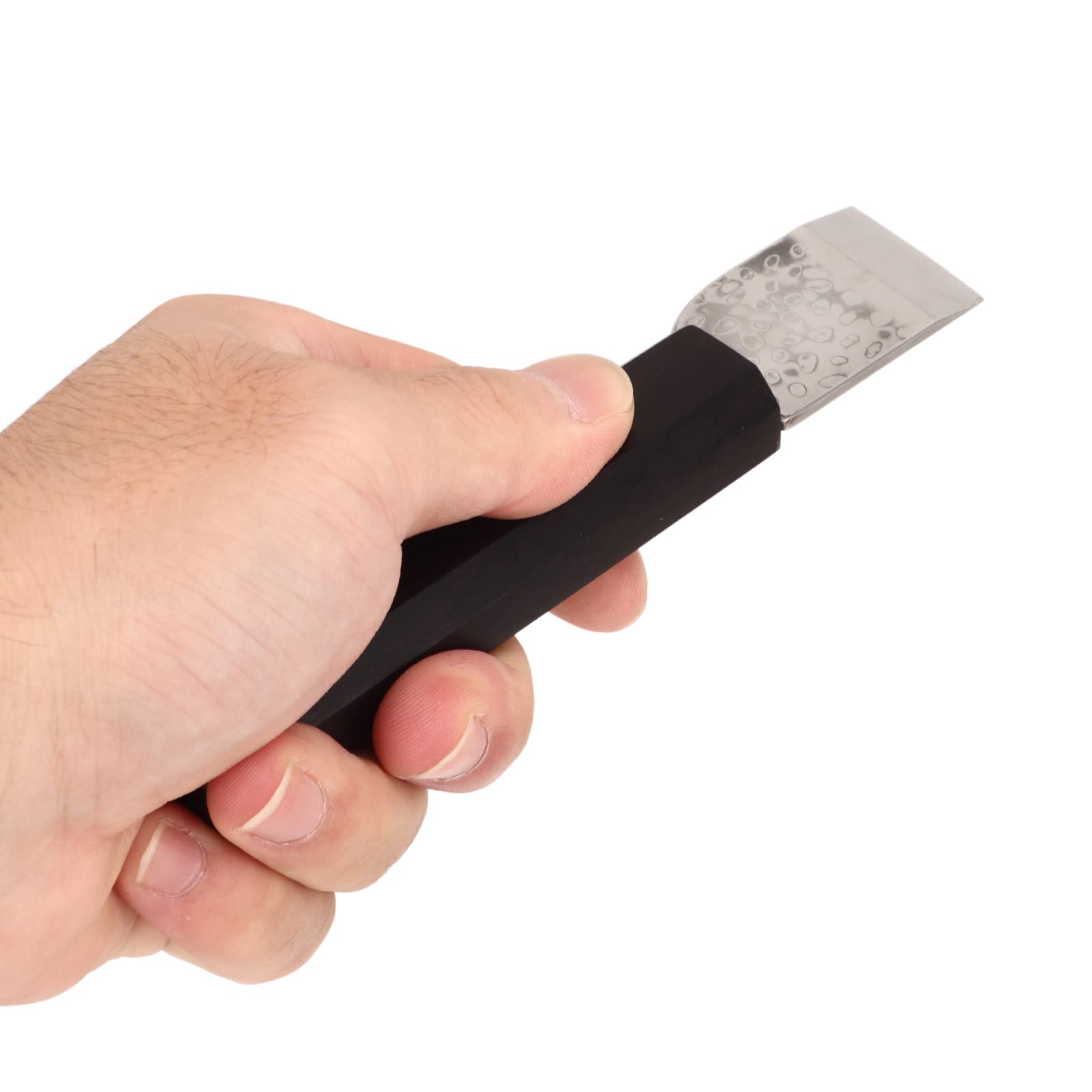 Cuchillo De Corte para Cuero, Cuchillo con Mango De Madera, Cuchillo De Trabajo De Cuero para Corte Artesanal De Cuero