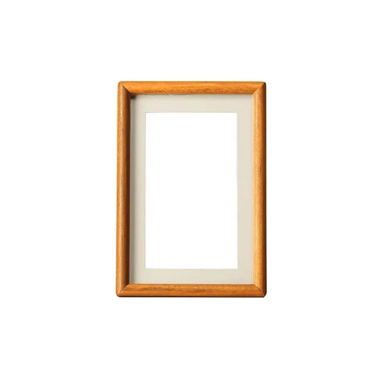 DAJGRHE Photo Frame Solid Wood Round Corner Picture Frame, Minimalist Design, Tabletop, Home Decor(21.7x16.7cm 8Inch -B)